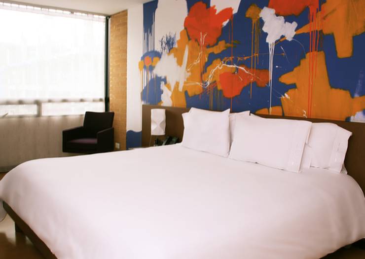 Clásica una cama Hotel Viaggio Nueve Trez Bogotá