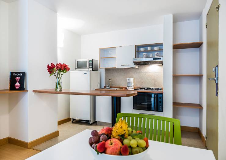 Apartamento tipo loft una cama City Apartments Viaggio Virrey Bogotá