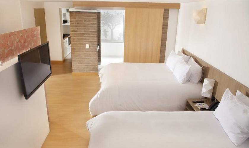 Apartamento tipo loft dos camas City Apartments Viaggio Virrey Bogotá